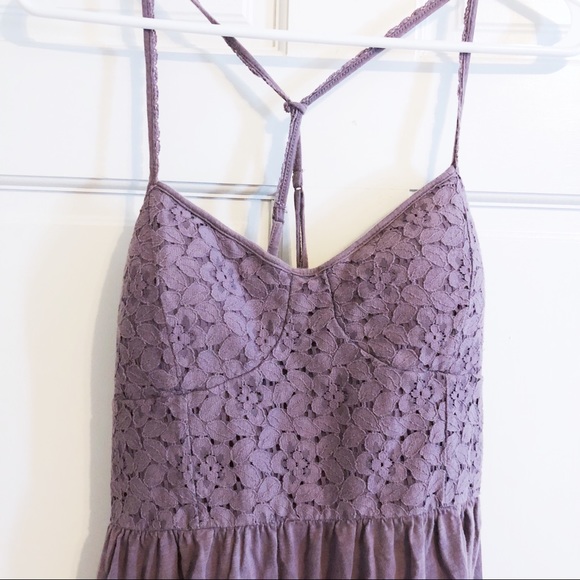 American Eagle Outfitters Purple Lace Dress - Picture 5 of 5